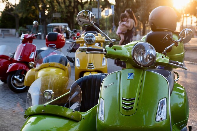 Rome Vespa Sidecar Tour — 90-Minute City Highlights Tour - Stop 2: Villa Borghese pinchos and park panoramas