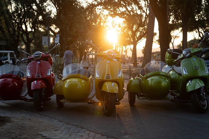 Rome Vespa Sidecar Tour — 90-Minute City Highlights Tour - Meeting at Piazza di San Pantaleo and getting geared up