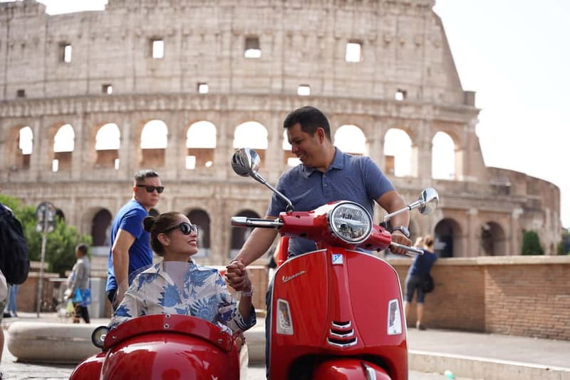 Rome Vespa Sidecar Tour: 90-Minute Panoramic Experience - Piazza di San Pantaleo to the First Smile: The Vespa Sidecar Start