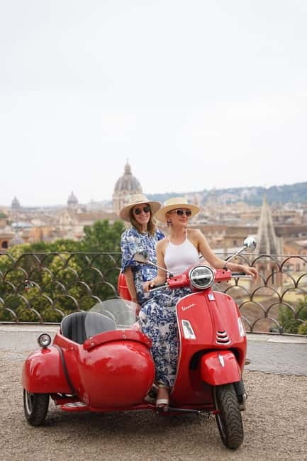Rome Vespa Sidecar Tour: 90-Minute Panoramic Experience - Villa Borghese and Terrazza del Pincio Views: Why Hilltop Stops Matter