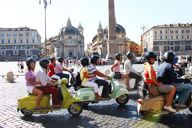 Rome Vespa Small Group Sightseeing Tour, 3 Hour Experience - How the ride works: passenger seat, helmets, and safety-minded logistics