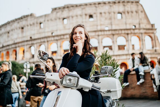 Rome Vespa Small Group Tour with Photoshoot - Aventine Hill gardens: Roseto Comunale and Giardino degli Aranci