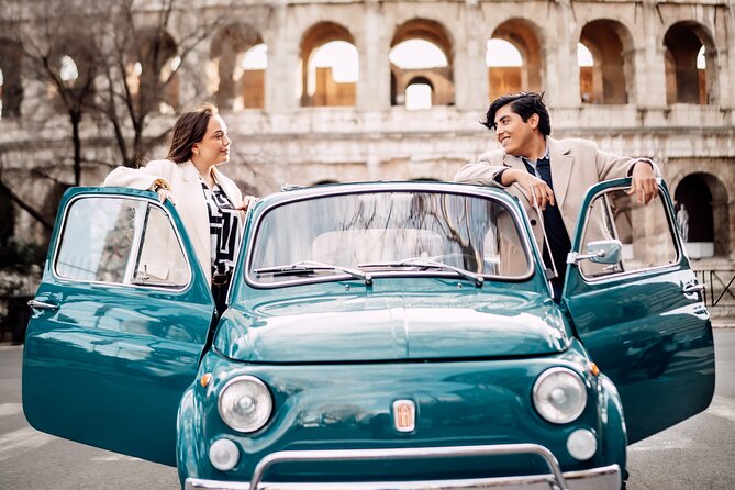 Rome Vespa Small Group Tour with Photoshoot - Forum Boarium stop: Tempio di Ercole Vincitore’s unusual shape