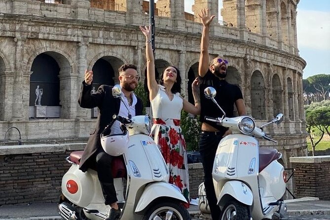 Rome Vespa Tour with Gelato Stop - Trevi Fountain and Piazza Farnese: postcard Rome with real timing