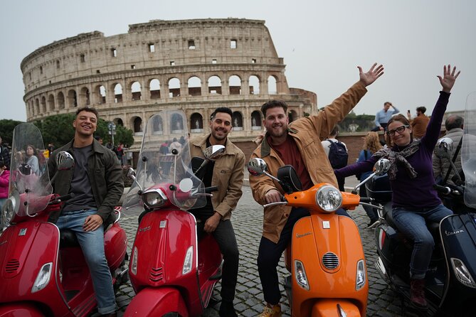 Rome: Vespa Tour with Photographer and Tiramisu treat - Stop 1: Colosseum Area Start and That First Big Roman Moment