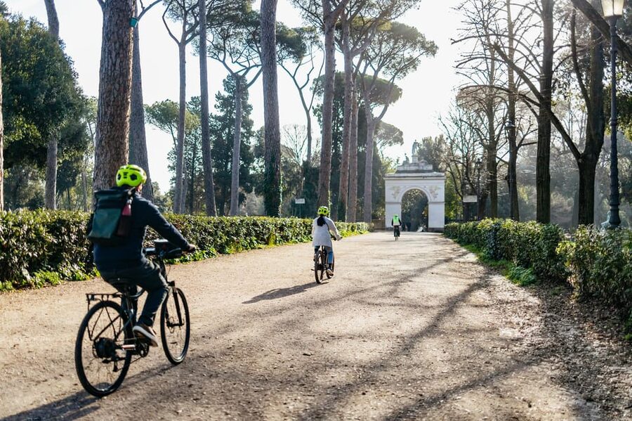 Rome: Villa Borghese, Villa Ada, and Coppedè E-Bike Tour - Temple of Aesculapius: A Quick Photo Stop That Gives Context