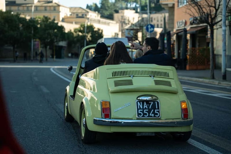 Rome: Vintage Fiat 500 Cabriolet Private City Tour - Price and what you’re paying for at $202.78 per person