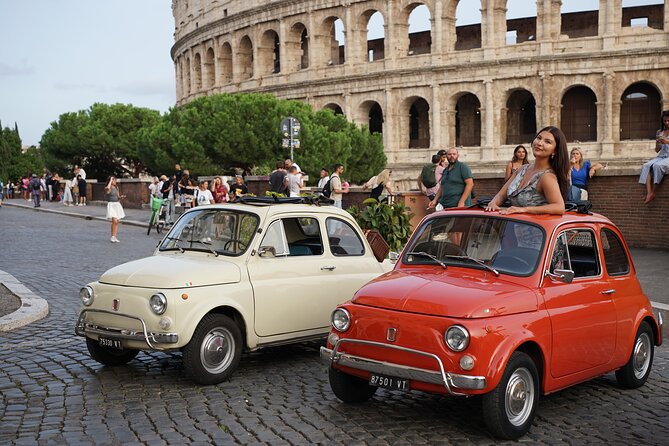 Rome Vintage Fiat 500 car Tour With Photographer - What the private transportation and small group size change