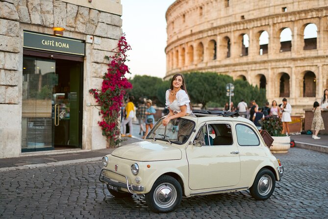 Rome Vintage Fiat 500 car Tour With Photographer - The route: Aventine hill views at Giardino degli Aranci