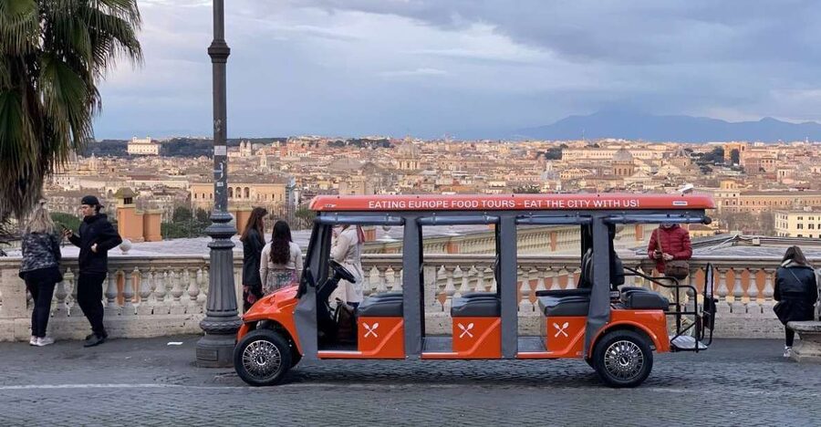 Rome: VIP Golf Cart Food Tour - How you’ll move through Rome: meeting point, group size, and what you’ll actually see