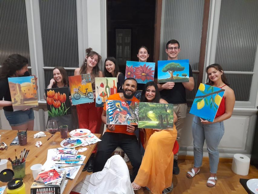 Rome: Wine and Paint Experience in Piazza Navona - Piazza Navona Paint and Wine: The Nice Way to Do Rome on a Budget of Time