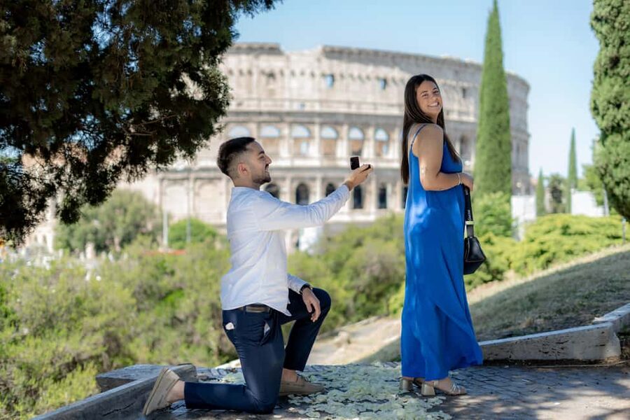 Secret Proposal Photoshoot in Rome + Reel - Secret Proposal Photoshoot in Rome: the 40 Minutes to 1.5 Hours That Changes Everything