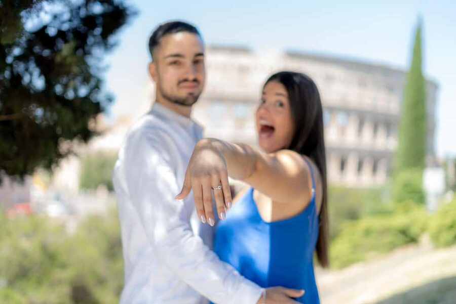 Secret Proposal Photoshoot in Rome + Reel - Giardinetto del Monte Oppio: your main photo stop without the chaos