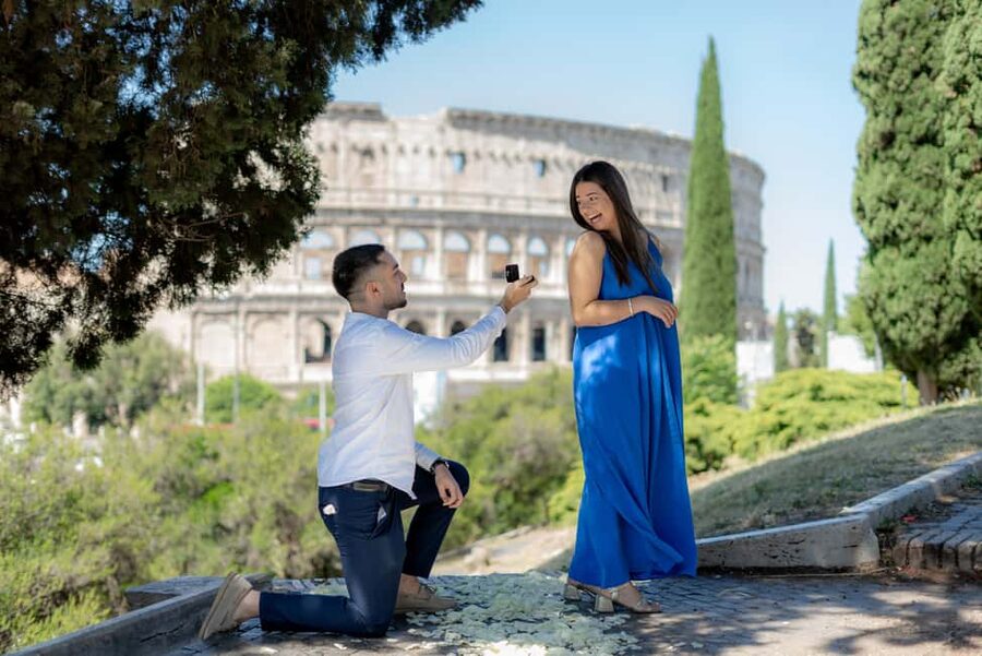 Secret Proposal Photoshoot in Rome + Reel - Meeting at Largo Gaetana Agnesi, Then Moving Like You Have a Plan