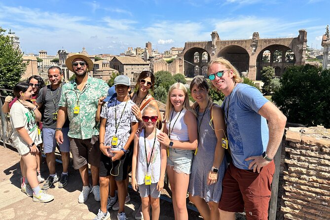Semi Private Guided Tour of the Colosseum & Forums for Kids & Families in Rome - Roman Forum stop: religion, politics, and interactive games