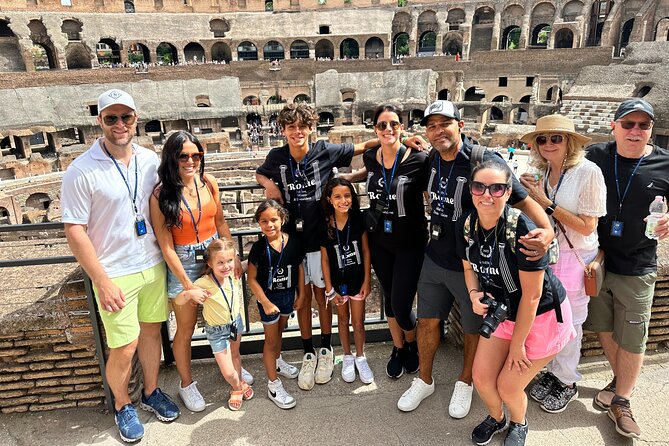 Semi Private Guided Tour of the Colosseum & Forums for Kids & Families in Rome - Colosseum stop: gladiators, crowds, and kid-level storytelling