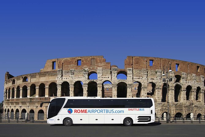 Shuttle Bus between Fiumicino Airport (FCO) and Rome center (Termini) - Shuttle Basics: FCO to Roma Termini in About 50 Minutes