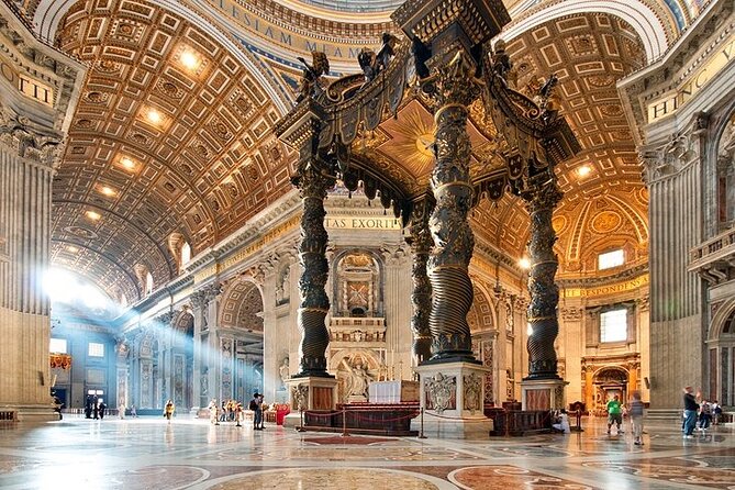 Skip the Line Guided Tour Vatican Museum & Sistine Chapel - St. Peter’s Basilica access: the part that can vary