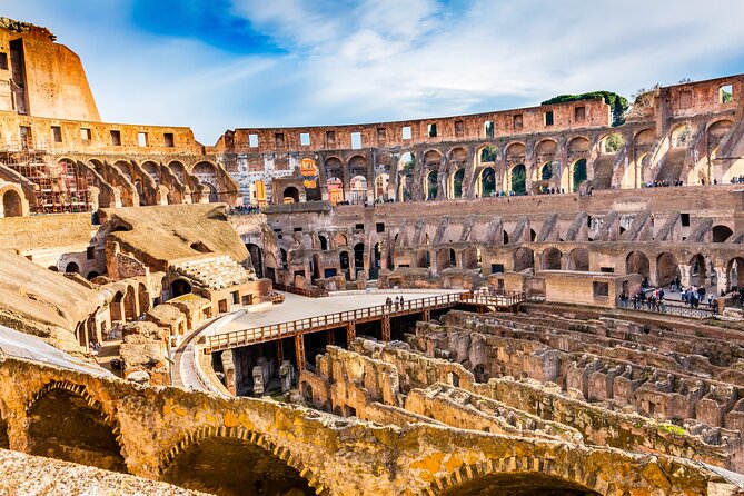 Small Group Colosseum Underground and Arena Floor Guided Tour - From Colosseum Tiers to View Terraces: Photos Plus Context