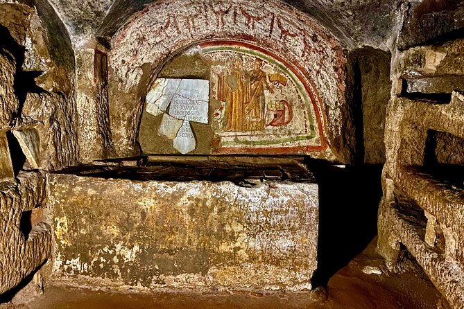 Small Group Express Tour of Roman Catacombs with Transfer - Hearing Every Detail Underground With Sterilised Headsets