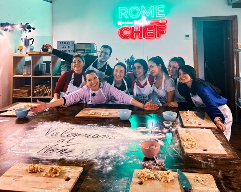 Spritz and Spaghetti Traditional Cooking Class in Rome - Handmade Roman pasta: carbonara and cacio e pepe from scratch