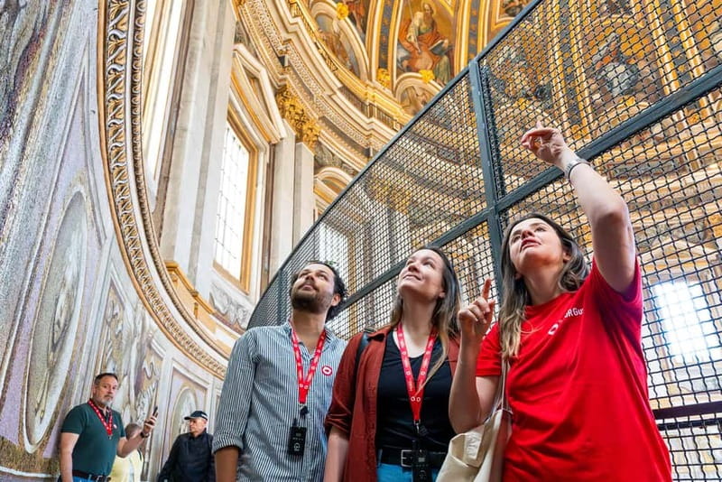 St. Peter's Basilica Early Entry with Guided Dome Climb - From basilica basics to first dome-level terraces
