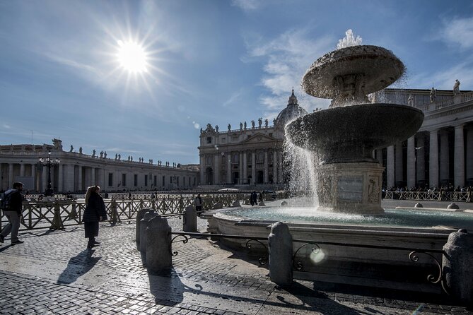 St Peter's Basilica Express Guided Tour, includes Dome Climb - St Peter’s Square first: obelisk and the Bernini-style “wow” factor