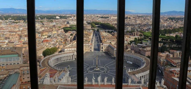 St. Peter's Basilica, Optional Dome Access & Rome Audio App - Optional Dome access with lift: what you gain (and what you still climb)