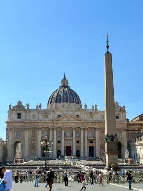 St.peter's Basilica Tour with Dome View & Underground Access - Key Points to Know Before You Go