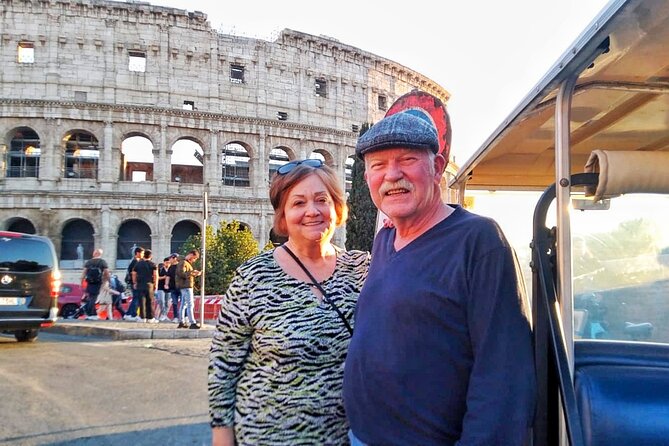 Sunset/By Night Private Tour of Rome by Golf Cart Gelato or Wine - Piazza Venezia and the ancient city vibe in 10 minutes