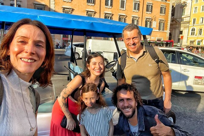 Sunset/By Night Private Tour of Rome by Golf Cart Gelato or Wine - Colosseum by night: scale, lighting, and quick photo access