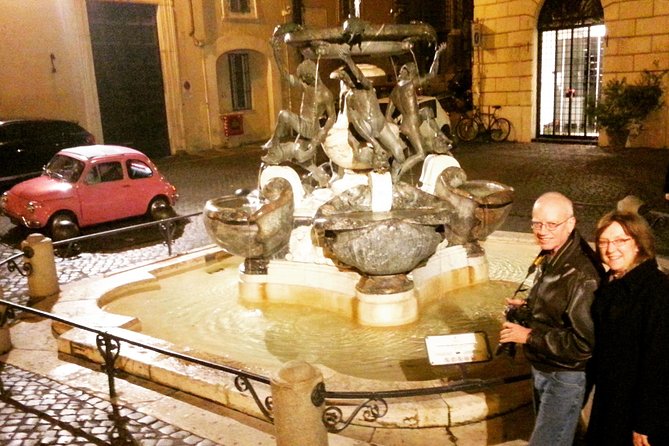 The Original Fiat 500 Night Tour of Rome - St. Peter’s Square after dark: Michelangelo’s scale and a calm feel