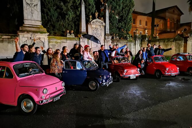 The Original Fiat 500 Night Tour of Rome - Tiny streets, big views: the Janiculum Hill moment