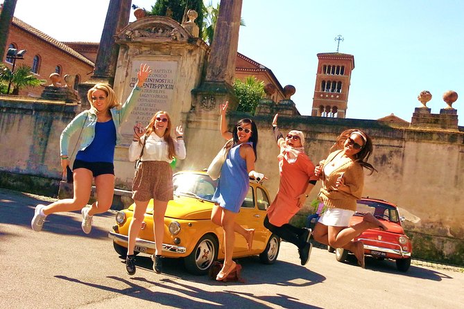 The ORIGINAL Fiat 500 Tour of Rome's 7 Hidden Gems - Value check: $205.67 for 3 hours, plus photos and light refreshments