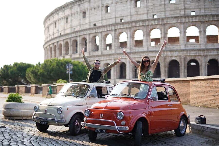 Timeless Rome: A Journey in a Vintage Fiat 500 - Giardino degli Aranci and Terrazza del Gianicolo: viewpoints you’ll remember