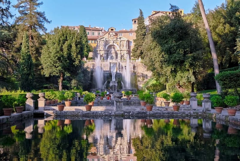 Tivoli: Villa D'Este & Villa Adriana Pass & App Audioguide - Villa d’Este: fountains, water lilies, and grotto-style wonder