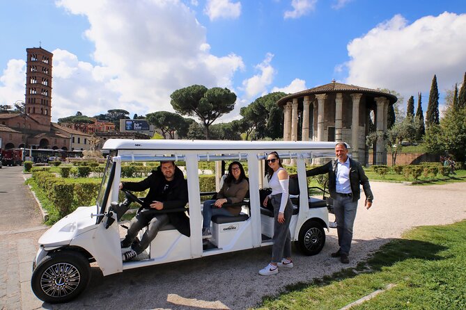 Tour of Rome in 7 Seater Golf Cart - Pantheon Pause, Trevi Fountain Photos, and the Ancient Core