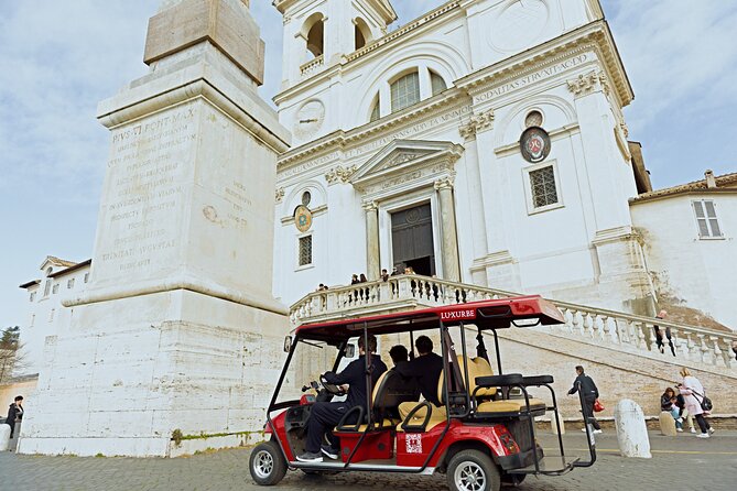 Tour of Rome in Golf Cart: Seven Hills of Rome - Mouth of Truth and Colosseum exterior views: classic Rome, managed expectations