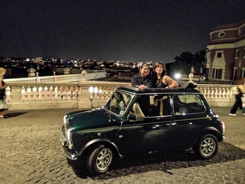 Tour of Rome in Mini Cooper Classic Cabriolet - Gianicolo, Monte Aventino, and Campidoglio: The Views That Make It Worth the Drive