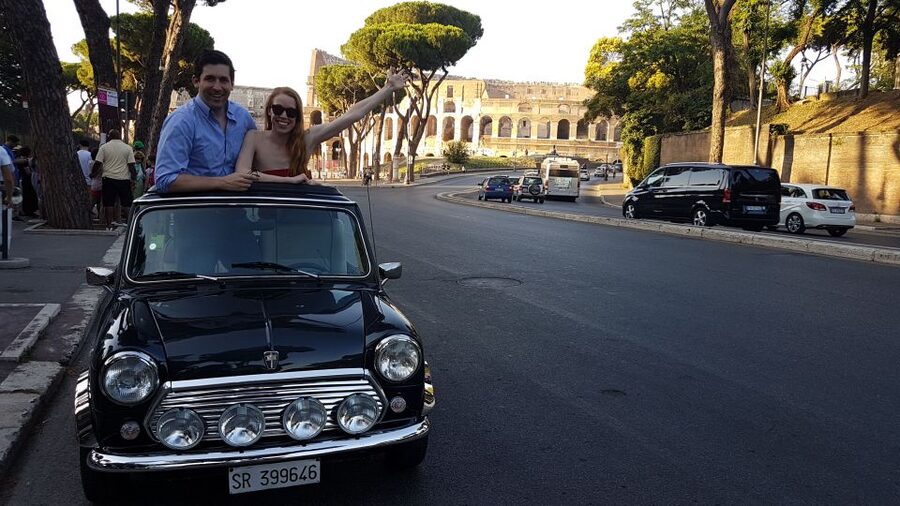 Tour of Rome in Mini Cooper Classic Cabriolet - Meeting Up, Pickup Flexibility, and a Very Small Group