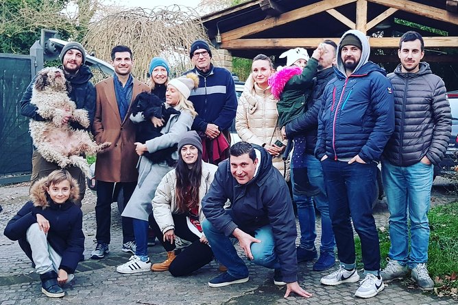 Truffle hunting near Rome with 7-course lunch - What the 7-course lunch actually tastes like
