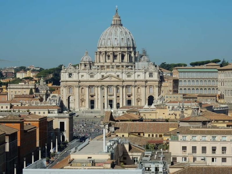 Vatican Full Access at St. Peter's Basilica with Dome Climb - Summit payoff: 360-degree views of Vatican City and Rome
