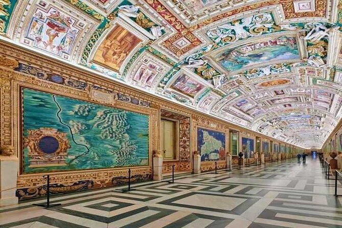 Vatican Museums and Sistine Chapel Skip the Line + Live Guide - Gallery of the Candelabra, Geographical Maps, and the Tapestries stop