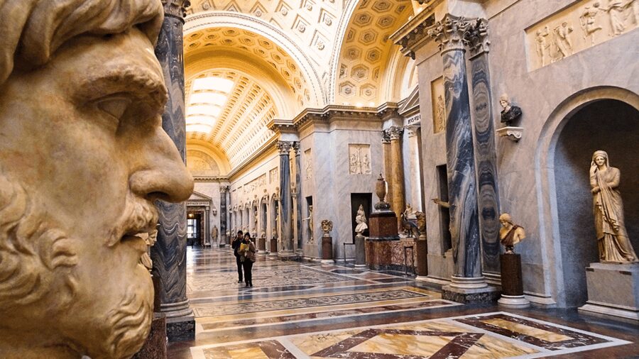 Vatican Private Tour with Skip-the-Line & Expert Guide - Pio Clementino Museum: statues you can finally read