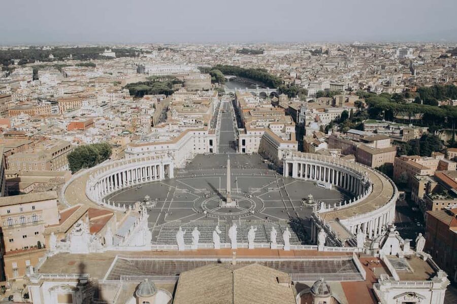 Vatican: St. Peter’s Basilica, Papal Tombs Tour with Dome - From Via del Mascherino to the Vatican’s Stage Set