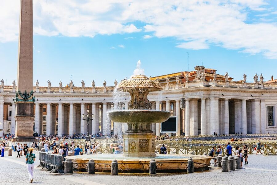 Vatican: St. Peter's Basilica, Square, Grottoes Guided Tour - St. Peter’s Square: Bernini’s Colonnade With Context