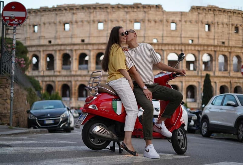 Vespa city tour in Rome with two different routes - Rome on a Vespa in 90 Minutes: The Real-World Setup