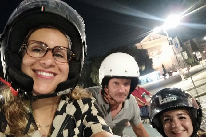 Vespa Sidecar Tour at Day/Night with Pickup - Terme di Caracalla and the ride-by sights that add surprise