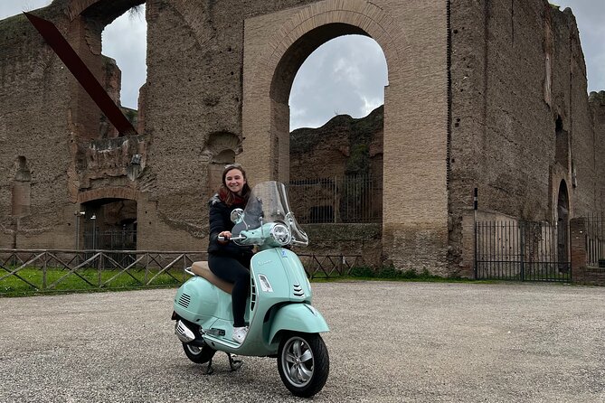 Vespa Tour in Rome Driven by Us with Optional Pick Up - Terme di Caracalla and the Colosseum Area: Major Sights, Short but Smart