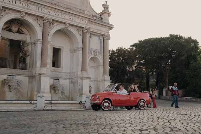 Vintage Fiat 500 Cabriolet: Rome's Highlight Semi Private Tour - Trastevere streets: the bohemian Rome vibe without the planning burden